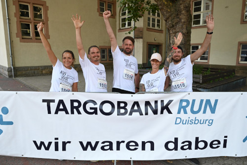 Teilnehmende des KBWR am Targobank Run 2022